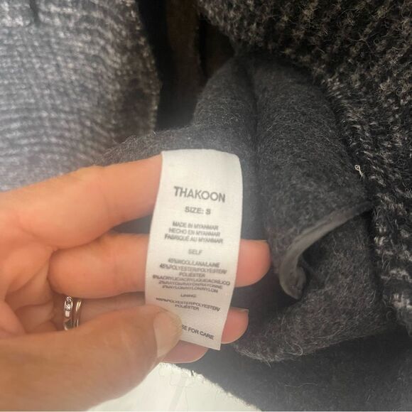 Thakoon Wool Blend Hooded Coat NWT Size Small - Picture 12 of 13